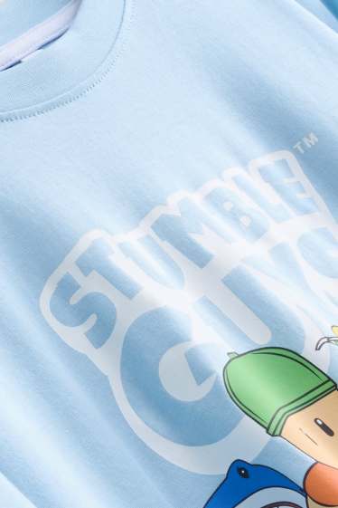 Enfants garçons - Stumble Guys - T-shirt - bleu clair