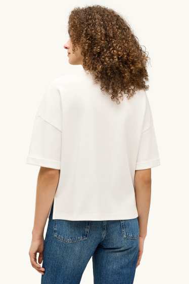Donna - T-shirt - relaxed fit - bianco