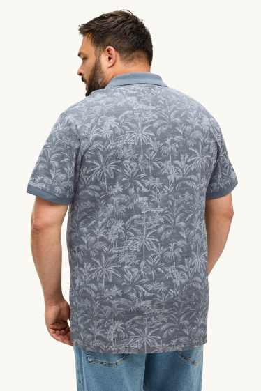 Bărbați - Tricou polo - regular fit - gri