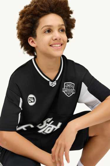 Children Boys - East Estate - short sleeve T-shirt - black