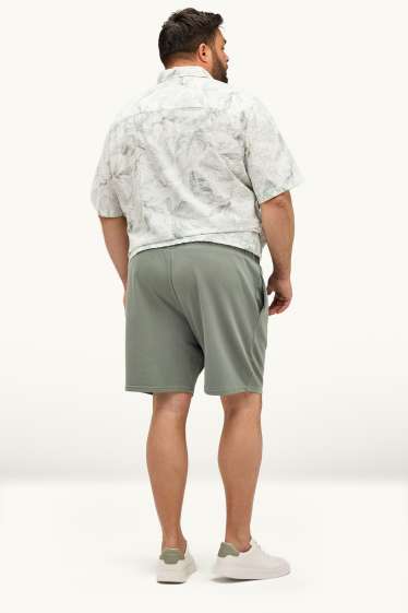 Pánské - Teplákové šortky - šedá