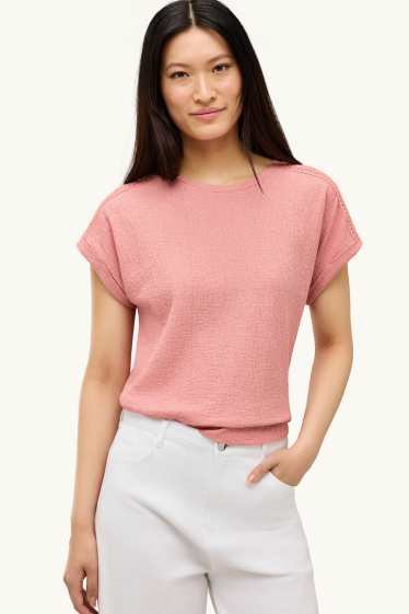 Dona - Samarreta de màniga curta - regular fit - rosa