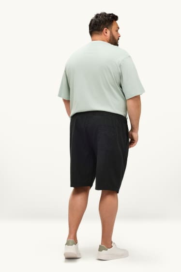 Herren - Shorts - strukturiert - schwarz