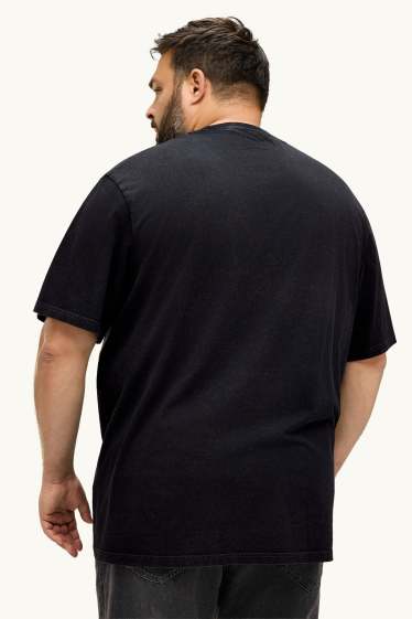 Pánské - Tričko - černá