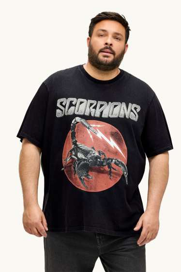 Pánské - Tričko - černá