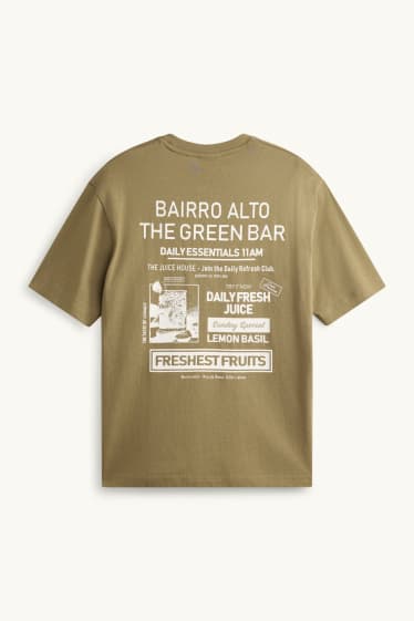 Herren - T-Shirt - Relaxed Fit - khaki