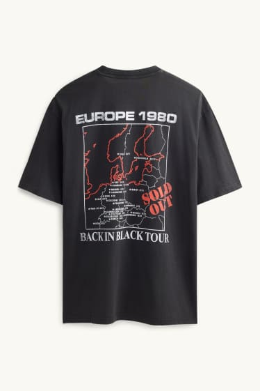 Hommes - T-shirt - gris anthracite