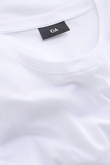 Herren - T-Shirt - Regular Fit - weiss