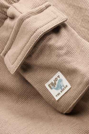 Bebeluși - băieți - Pantaloni scurți bebeluși - maro deschis