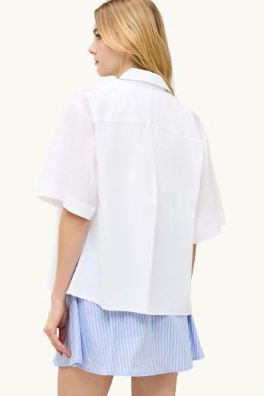 Women - Shirt blouse - white