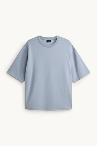 Herren - T-Shirt - Relaxed Fit - blau