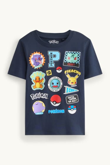Kinder Jungen - Pokémon - Kurzarmshirt - dunkelblau