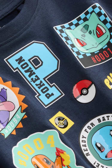 Kinder Jungen - Pokémon - Kurzarmshirt - dunkelblau