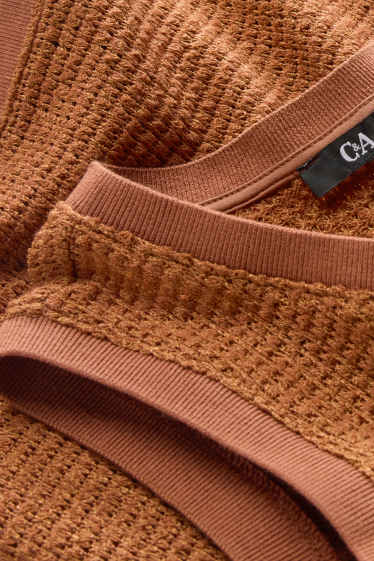 Damen - Strick-Top - braun