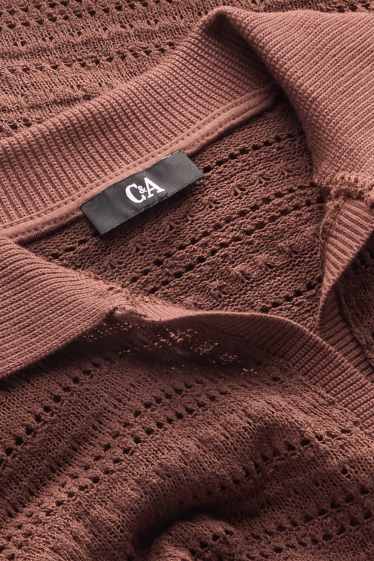 Damen - Poloshirt - Regular Fit  - braun