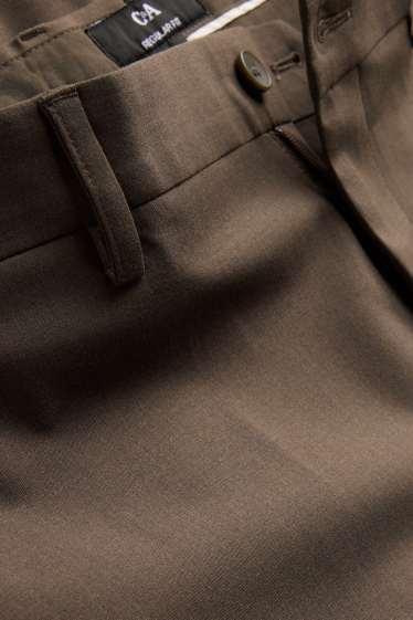 Herren - Baukasten-Hose - Regular Fit - Flex - LYCRA® - braun