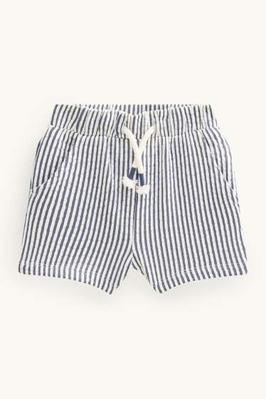 Miminka - chlapci - Poušť - souprava - tričko s krátkým rukávem a šortky - 2dílná - tmavomodrá