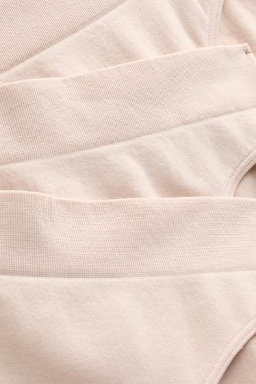 Damen - Multipack 3er - Slip - seamless - beige