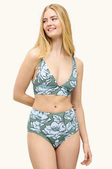 Damen - Bikini-Top - wattiert - LYCRA® XTRA LIFE™ - grün