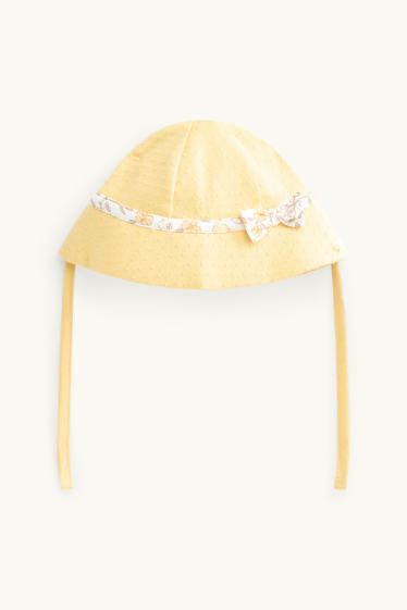 Baby Girls - Flowers and lemons - baby outfit - 3 piece - yellow