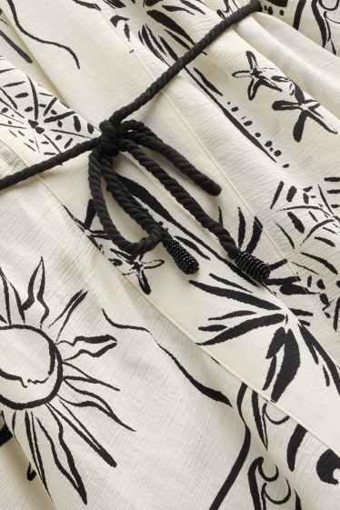 Dona - Quimono- amb motiu - blanc trencat