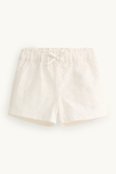 Baby Mädchen - Baby-Outfit - 2 teilig - weiß