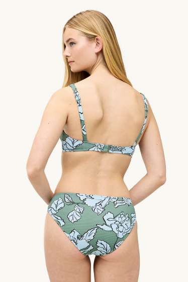 Femei - Top bikini - vătuit - fără armătură - LYCRA® XTRA LIFE™ - verde