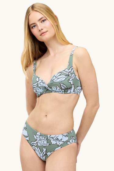 Femei - Top bikini - vătuit - fără armătură - LYCRA® XTRA LIFE™ - verde