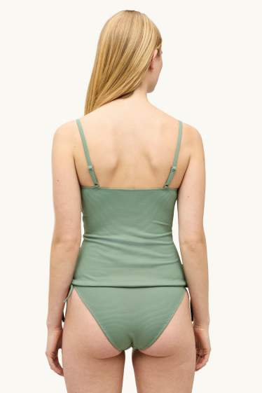 Kobiety - Góra od tankini - wyściełana - LYCRA® XTRA LIFE™ - zielony