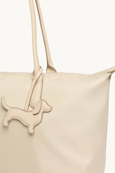 Damen - Großer Shopper - hellbeige