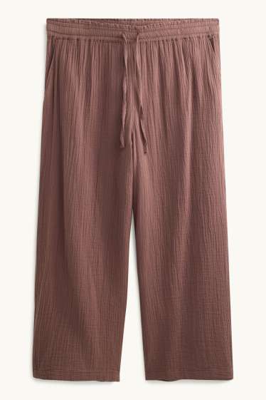 Dámské - Kalhoty - hnědá