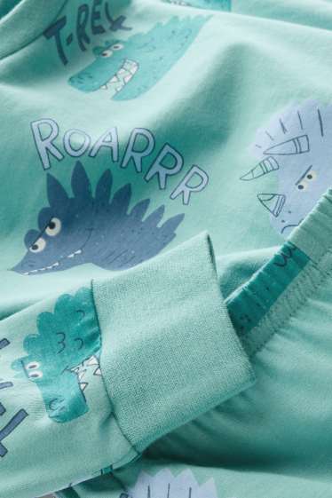 Copii - Băieți - Dino - pijama - 2 piese - turcoaz