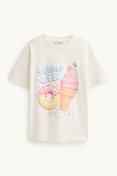 Bambine - T-shirt - bianco