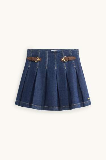 Kinderen: meisjes - Spijkerrok - jeansdonkerblauw