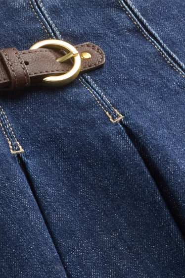 Kinderen: meisjes - Spijkerrok - jeansdonkerblauw