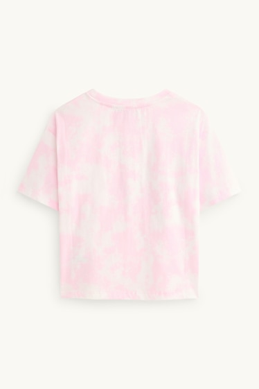 Copii - Fete - Tricou cu mânecă scurtă - cu model - roz