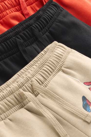 Enfants garçons - Lot de 3 - Spider-Man - pantalon de jogging - rouge clair