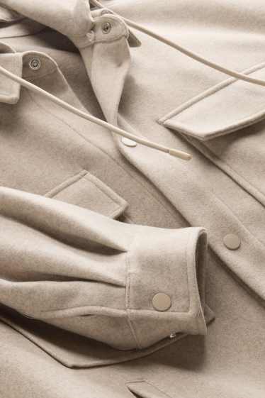 Home - Sobrecamisa amb caputxa - relaxed fit - Kent - marró clar