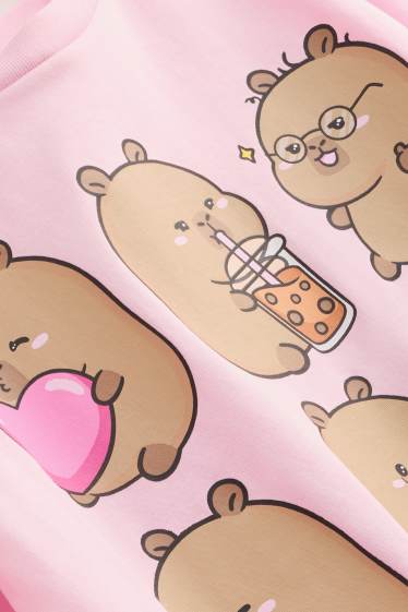 Kinder Mädchen - CapyFun - Kurzarmshirt - rosa