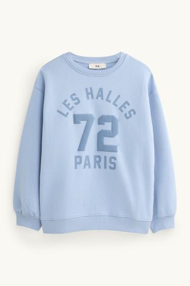 Kinderen: meisjes - Sweatshirt - blauw