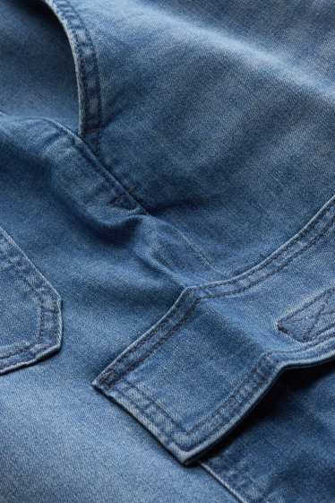 Uomo - Bermuda cargo - jeans blu