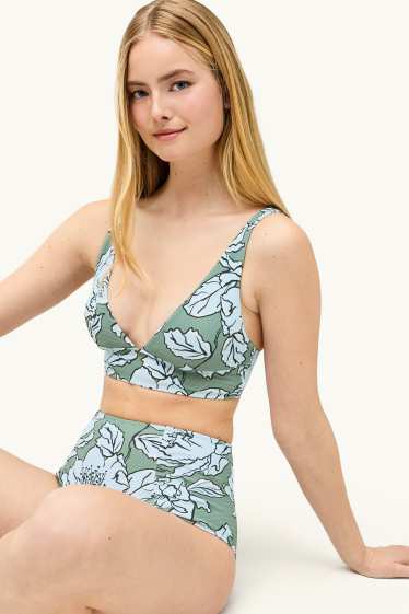 Dona - Calces de biquini - high waist - LYCRA® XTRA LIFE™ - verd