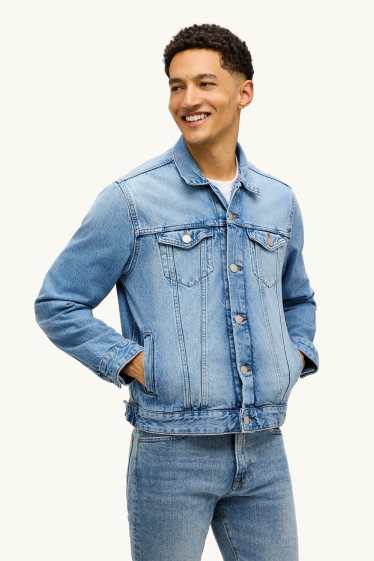Herren - Jeansjacke - helljeansblau