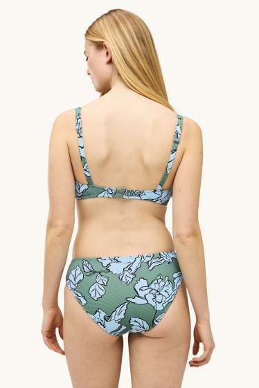 Femei - Chiloți bikini - - talie medie - LYCRA® XTRA LIFE™ - verde