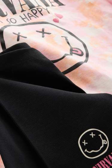 Enfants filles - Ensemble - rose pâle / orange