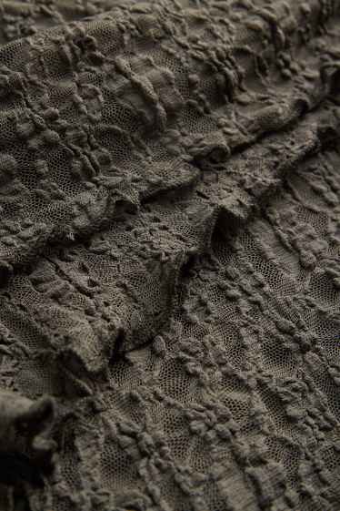 Dames - Jeansrok - bruin