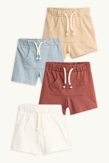 Baby Buben - Multipack 4er - Baby-Shorts - weiß