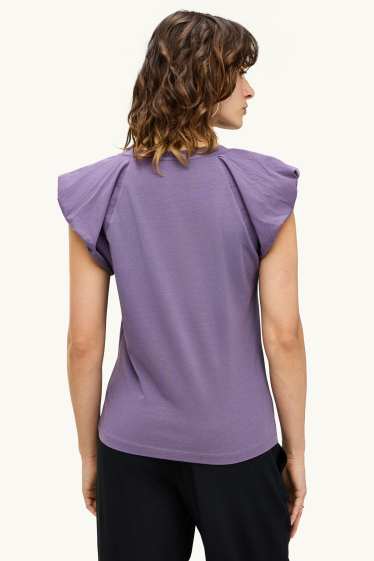 Women - T-shirt - regular fit - purple