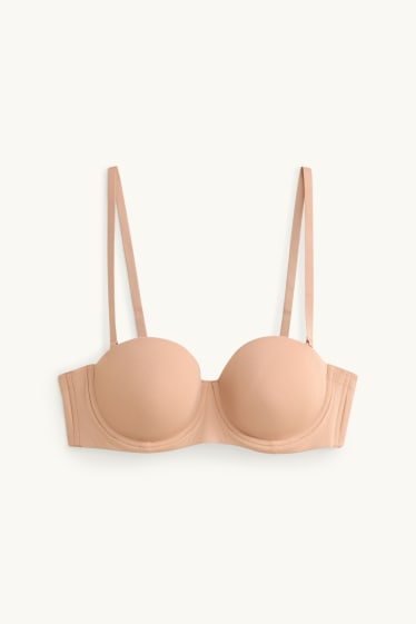 Dames - Multiway-BH - BALCONETTE - voorgevormd - LYCRA® - beige