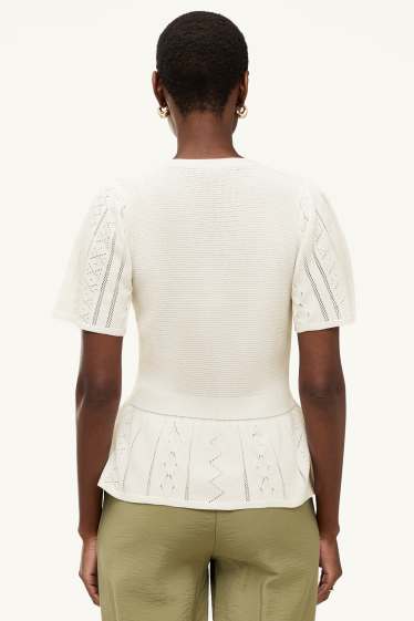 Dames - Vest - wit